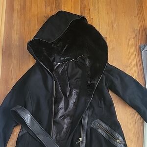 Women's Black Hooded Jacket